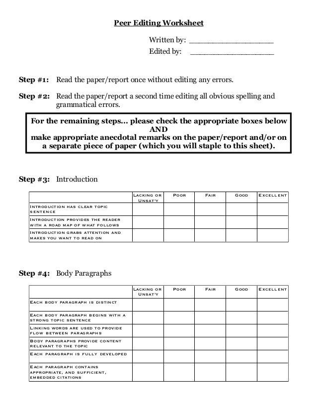 Essay Peer Editing Rubric IRubric Expository Essay Peer Edit Review Essay Peer Editing Rubric IRubric Expository Essay Peer Edit Review